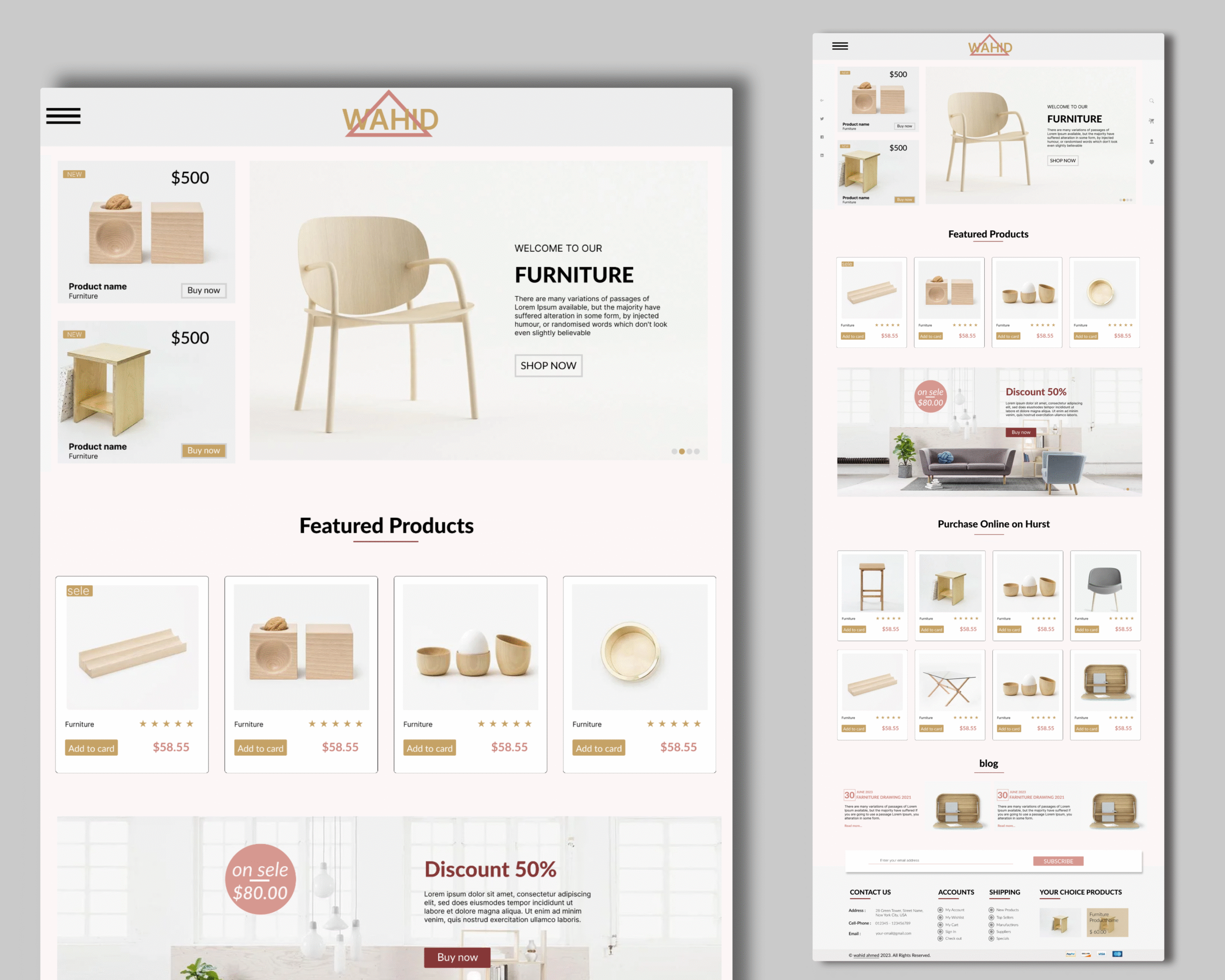 Furniture & Home Décor Template