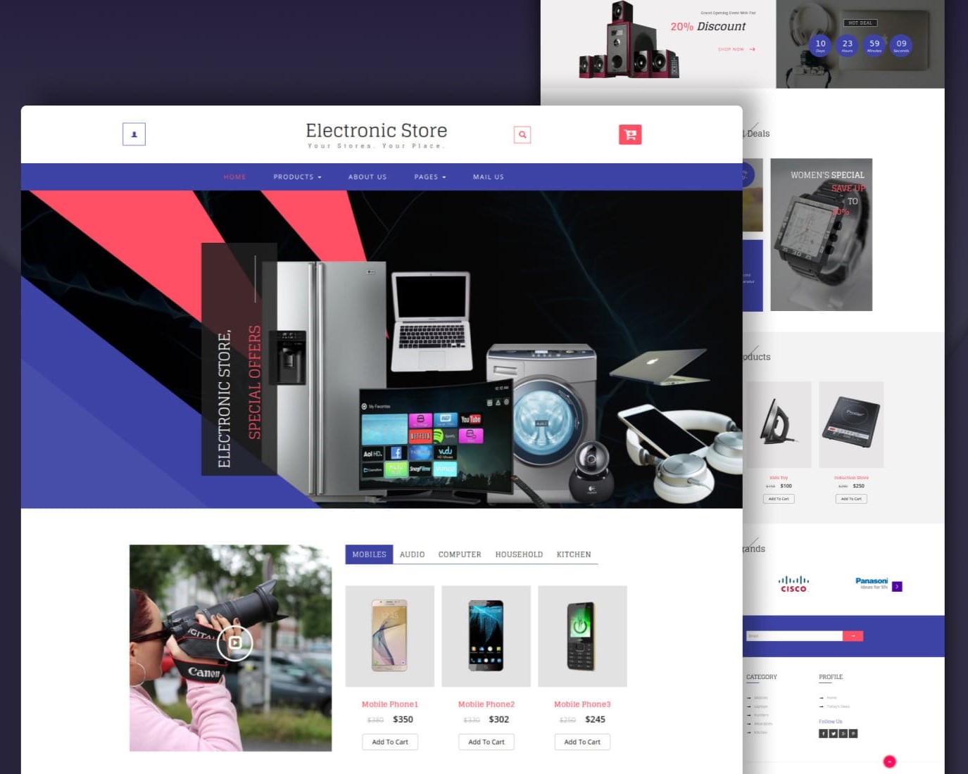 Electronics Shop Template